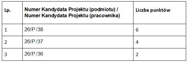 Wsparcie pracodawców i pracowników – wyniki rekrutacji naboru dodatkowego – 19.02.2025